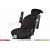  Fotel siedzenie ciągnikowe pneumatyczne komfortowe materiałowe  ALASKA - czarne